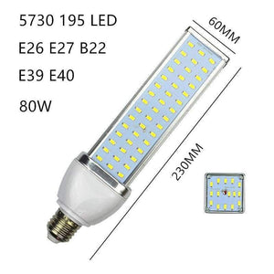 Planet Gates NEW 1pcs/lot 5730 LED lamp Corn light 30W 40W 50W 60W 80W 100W Led Bulb E27 E39 E40 85-265V High brightness energy-saving bulb