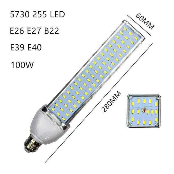 Planet Gates NEW 1pcs/lot 5730 LED lamp Corn light 30W 40W 50W 60W 80W 100W Led Bulb E27 E39 E40 85-265V High brightness energy-saving bulb