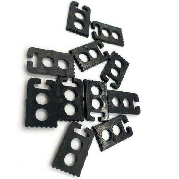 Planet Gates New 3 Sets / 12 Pcs No Tie Shoelaces Flat Anchor Plastic Lazy Shoes Laces Anchors Fit All Shoelace With Convenient Laces Buckle