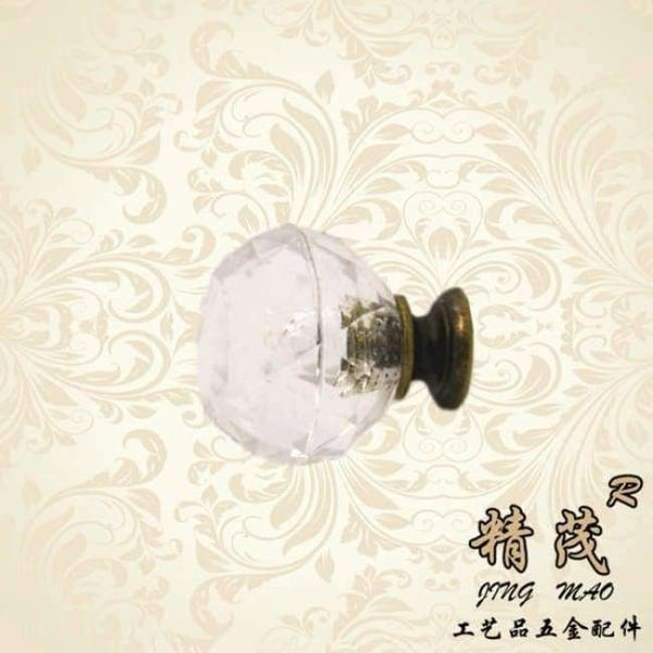 Planet Gates New 30mm Diamond Shape Crystal Glass cabinet knobs and handles Cupboard door Drawer Pull Furniture Accessory home deocr