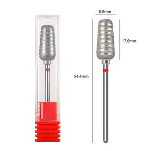 Planet Gates new-8.9x18.2mm Machine Nail Drill Bits Zebra Sanding Bands Foot Care Polishing Manicure Gel Polish Remover Replacement Tools Cutter