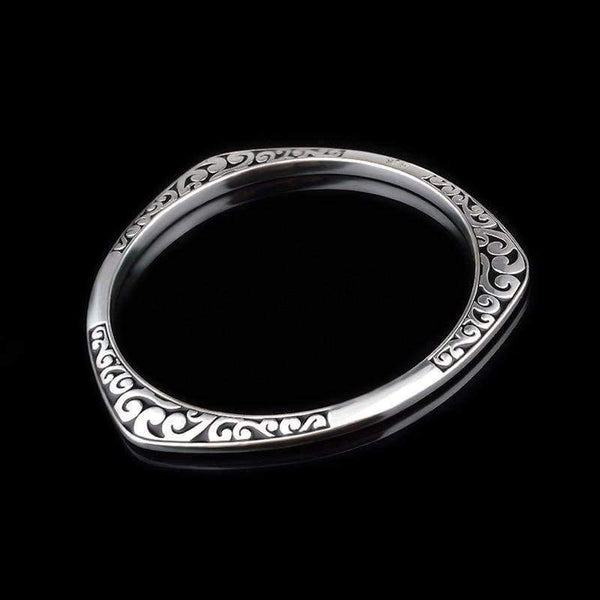 Planet Gates New Arrival 925 Antique Silver Tibetan Bracelets Women Cuff Bracelet Bangle Hot Sale luxury925 Jewelry free shipping