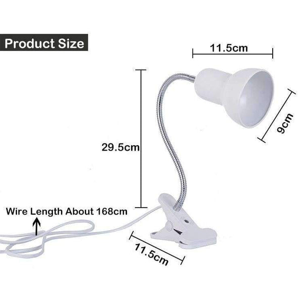 Planet Gates New Arrival Adjustable led book light white housing 5W led reading lamp LED Bright Flexible Book light   black white colors