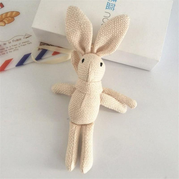 Planet Gates New Arrival Cute Soft Lace Dress Rabbit Stuffed Plush Animal Bunny Toy Pets Fashion For Baby Girl Kid Gift Animal Doll Keychain