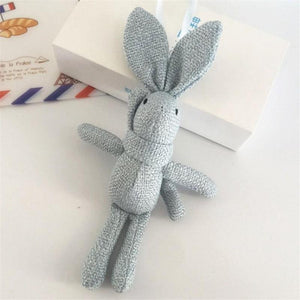 Planet Gates New Arrival Cute Soft Lace Dress Rabbit Stuffed Plush Animal Bunny Toy Pets Fashion For Baby Girl Kid Gift Animal Doll Keychain