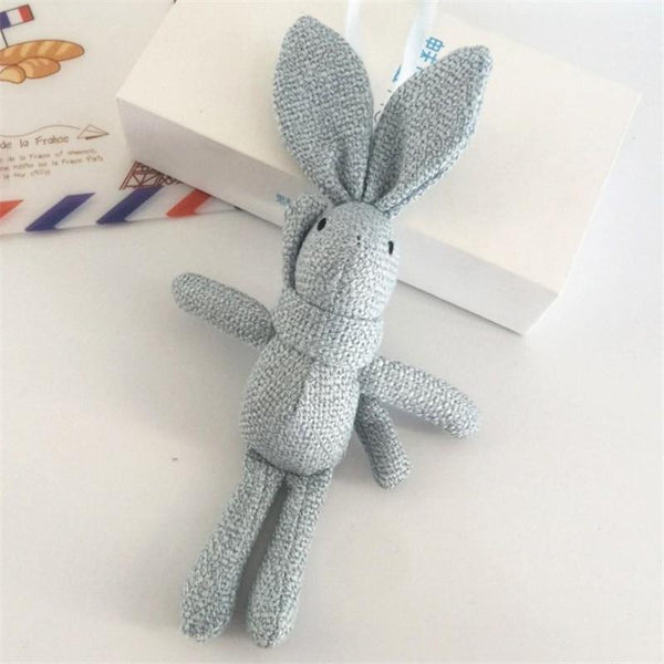 Planet Gates New Arrival Cute Soft Lace Dress Rabbit Stuffed Plush Animal Bunny Toy Pets Fashion For Baby Girl Kid Gift Animal Doll Keychain