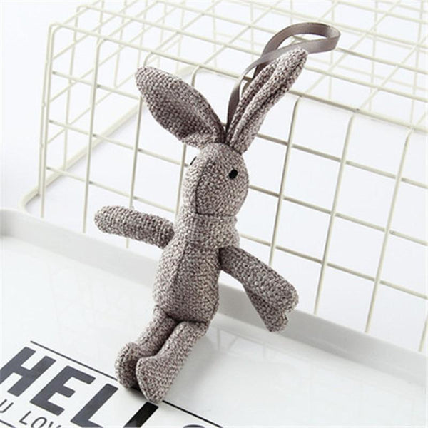 Planet Gates New Arrival Cute Soft Lace Dress Rabbit Stuffed Plush Animal Bunny Toy Pets Fashion For Baby Girl Kid Gift Animal Doll Keychain