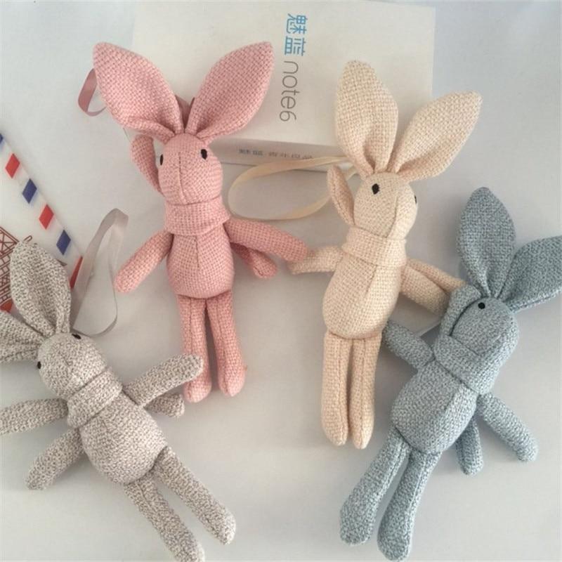 Planet Gates New Arrival Cute Soft Lace Dress Rabbit Stuffed Plush Animal Bunny Toy Pets Fashion For Baby Girl Kid Gift Animal Doll Keychain