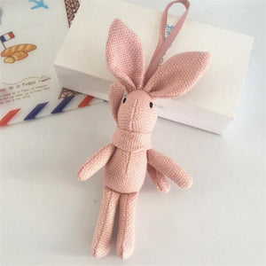 Planet Gates New Arrival Cute Soft Lace Dress Rabbit Stuffed Plush Animal Bunny Toy Pets Fashion For Baby Girl Kid Gift Animal Doll Keychain