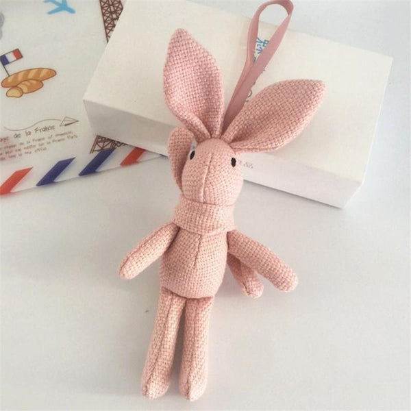Planet Gates New Arrival Cute Soft Lace Dress Rabbit Stuffed Plush Animal Bunny Toy Pets Fashion For Baby Girl Kid Gift Animal Doll Keychain