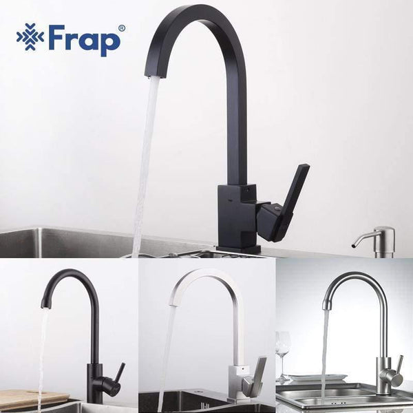 Planet Gates New Arrival Hot And Cold Water Kitchen Sink Faucet Space Aluminum Water Mixer Tap 360 Degree Rotation YF40010