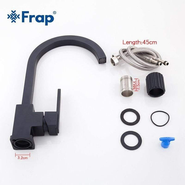 Planet Gates New Arrival Hot And Cold Water Kitchen Sink Faucet Space Aluminum Water Mixer Tap 360 Degree Rotation YF40010