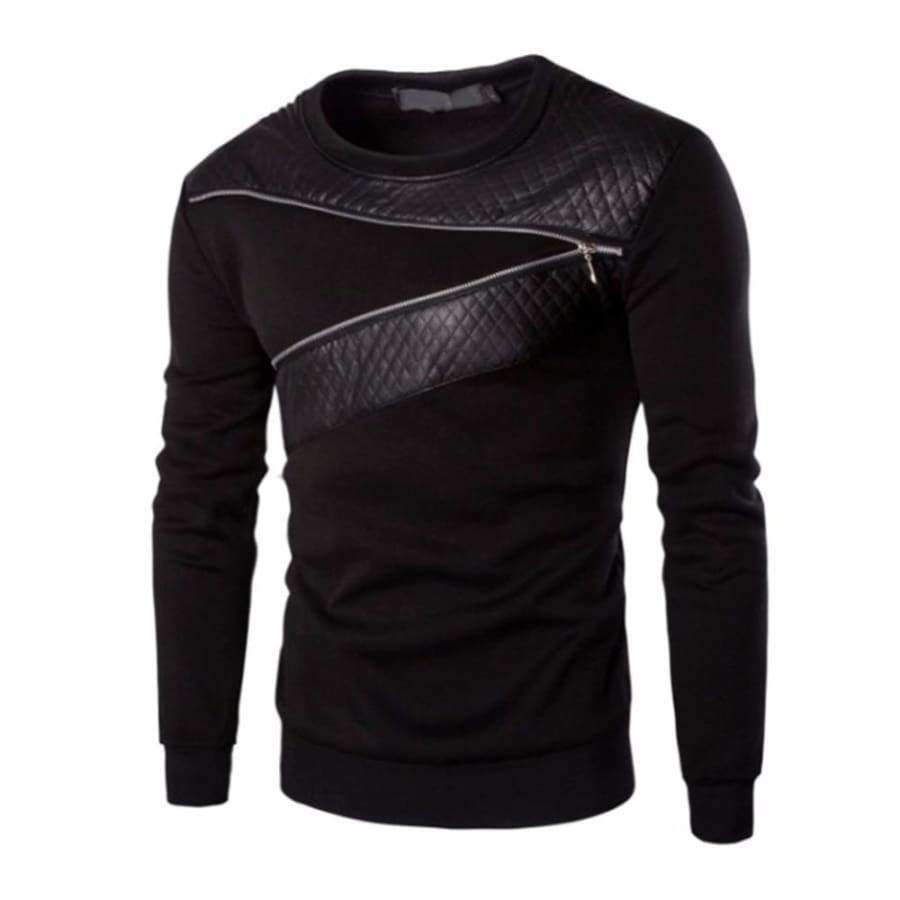 Planet Gates Nowość Skórzana Patchworkowa Bluza z Kapturem Męska Zamek Ozdobny Męska Bluza Z Kapturem Męska Plus Size 4XL 5XL