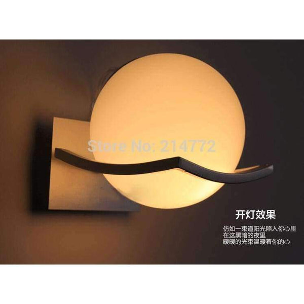 Planet Gates New arrival unique and novelty led wall lamps glass ball wall lights for home E27 AC85-265V FREE SHIPPING