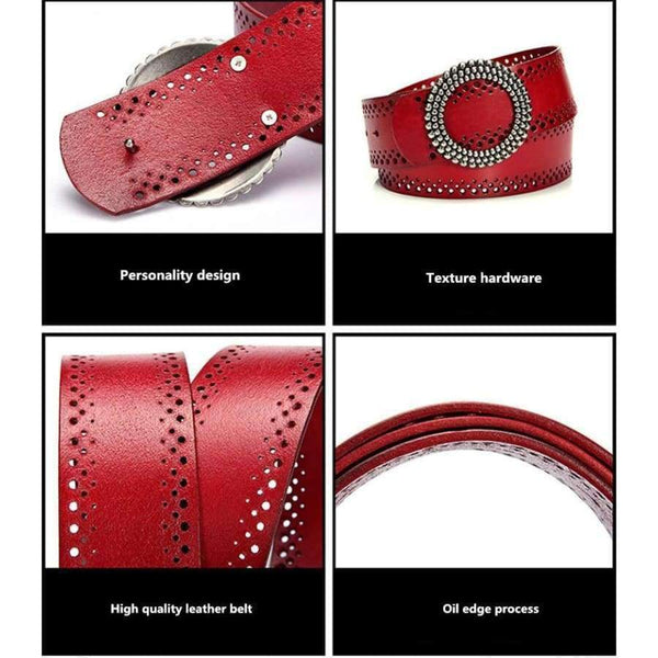 Planet Gates New Arrival Women Korean Style Cowhide Wide Belt Fashion Female Genuine Leather Coat Skirt Decoration Belts Top Quality