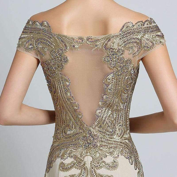 Planet Gates New Arrivals  Luxury Elegant Long Mermaid Evening Dresses Satin Party Gowns Formal Real Photos LSX401