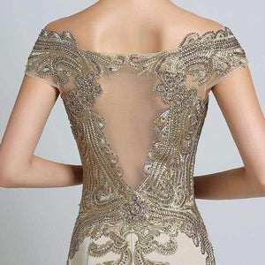 Planet Gates New Arrivals  Luxury Elegant Long Mermaid Evening Dresses Satin Party Gowns Formal Real Photos LSX401