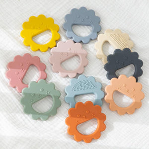 Planet Gates New Baby Teethers Rodent Teething Ring Molar Stick Cartoon Cute Flower Shaped Teeth Chewing Baby Health Stop Sucking Thumb Toys