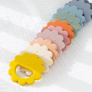 Planet Gates New Baby Teethers Rodent Teething Ring Molar Stick Cartoon Cute Flower Shaped Teeth Chewing Baby Health Stop Sucking Thumb Toys