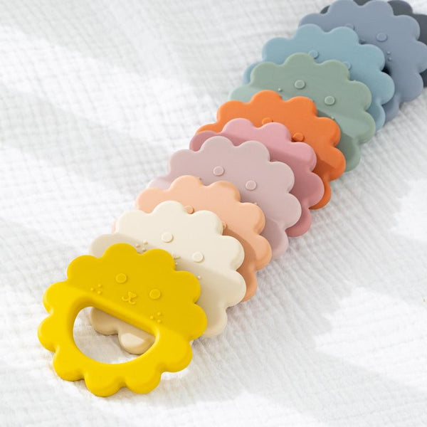 Planet Gates New Baby Teethers Rodent Teething Ring Molar Stick Cartoon Cute Flower Shaped Teeth Chewing Baby Health Stop Sucking Thumb Toys