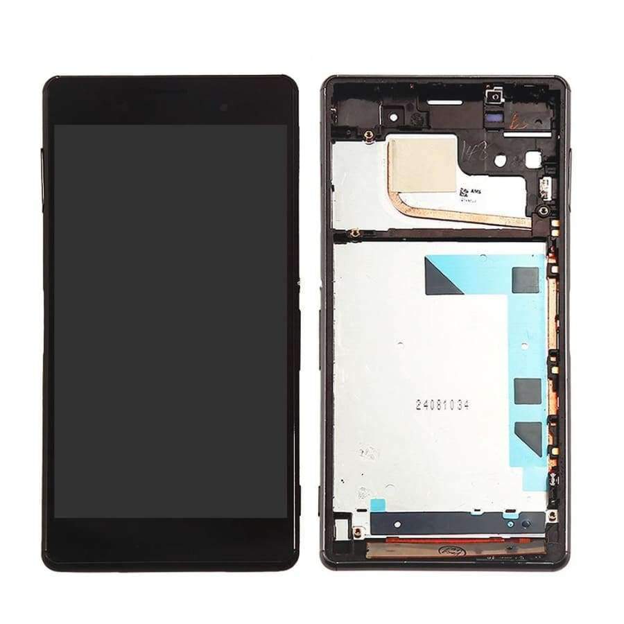 Planet Gates NEW BLACK NO FRAME Sony Xperia Z3 LCD L55t D6603 D6653 LCD Display Touch Screen Digitizer Frame Replacement Parts Display For Sony z3 Screen
