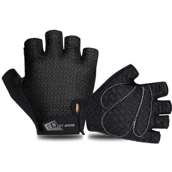 Planet Gates New Black / XL / China Bicycle Gloves Half-finger Breathable MTB Road Bike Gloves Anti-skid Mat Motorcycle Men Women Sports Cycling Gloves