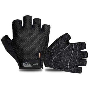 Planet Gates New Black / XXL / China Cycling Glove Half Finger Gel Pad Breathable Sweat Washable Outdoor Sports MTB Gloves Non-Slip a Pair Bicycle Gloves