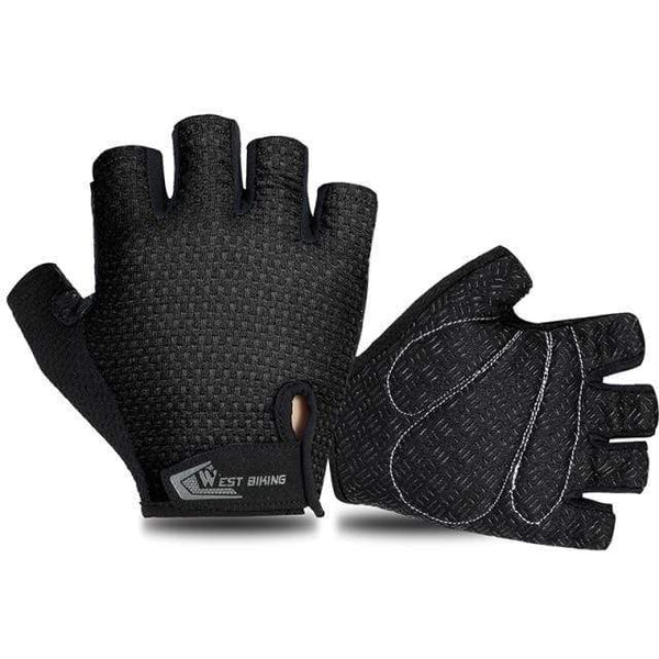 Planet Gates New Black / XXL / China Cycling Glove Half Finger Gel Pad Breathable Sweat Washable Outdoor Sports MTB Gloves Non-Slip a Pair Bicycle Gloves