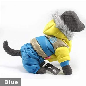 Planet Gates New Blue / S (10) Winter Pet Dog Clothes Super Warm Down Jacket For Small Dogs Waterproof Dog Coat Thicker Cotton Hoodies For Chihuahua