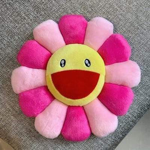 40cm-60cm Sunflower Pillow Soft Flower Stuffed Doll Kawaii Kaikai Kiki Colorful Plush Toy Cushion Gift Sunflower Cushion