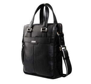 Planet Gates New brand men bag genuine leather handbag Perfect Quality Natural cowskin leather Vertical men business briefcase