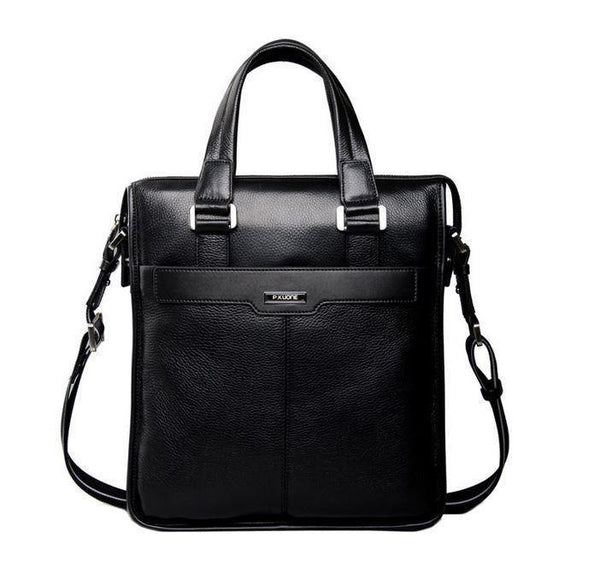 Planet Gates New brand men bag genuine leather handbag Perfect Quality Natural cowskin leather Vertical men business briefcase