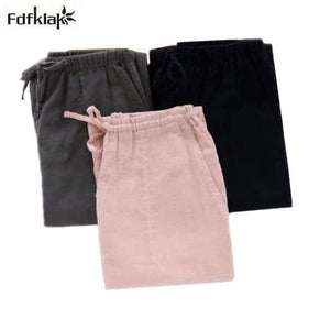 Planet Gates New cotton women home pants autumn winter ladies lounge pajamas pant large size sleep trousers pijama inverno A651