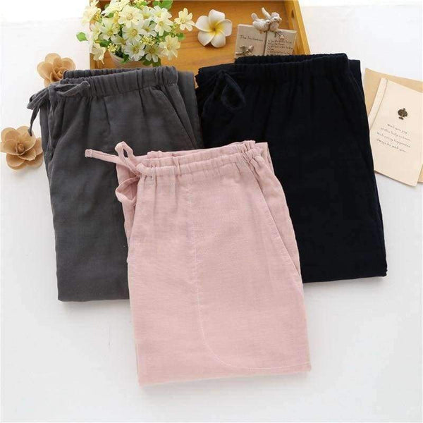 Planet Gates New cotton women home pants autumn winter ladies lounge pajamas pant large size sleep trousers pijama inverno A651