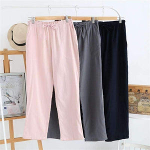 Planet Gates New cotton women home pants autumn winter ladies lounge pajamas pant large size sleep trousers pijama inverno A651