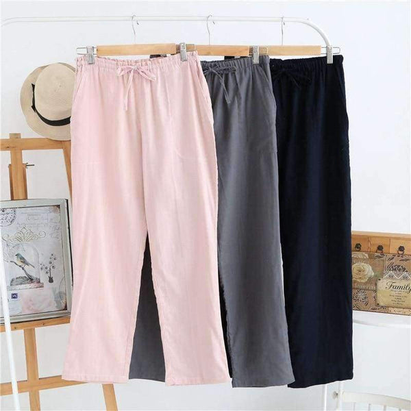 Planet Gates New cotton women home pants autumn winter ladies lounge pajamas pant large size sleep trousers pijama inverno A651