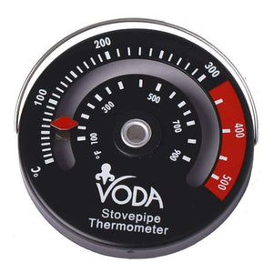 Planet Gates New Designed Heat Powered Stove Top Fan with Free Stove Thermometer for wood/log burner fireplace-Eco Friendly Air Flow 220CFM