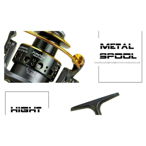 Planet Gates New Double Brake Design Fishing Reel Super Strong Carp Fishing Feeder Spinning Reel Spinning wheel type fishing wheel