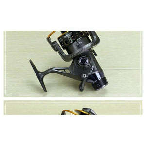 Planet Gates New Double Brake Design Fishing Reel Super Strong Carp Fishing Feeder Spinning Reel Spinning wheel type fishing wheel