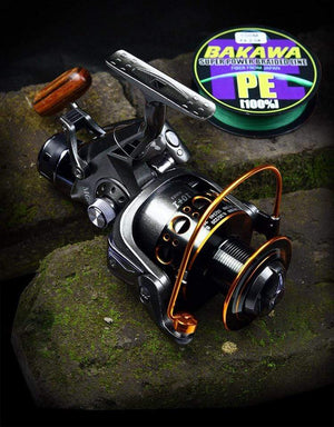 Planet Gates New Double Brake Design Fishing Reel Super Strong Carp Fishing Feeder Spinning Reel Spinning wheel type fishing wheel MG
