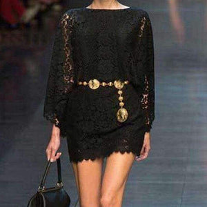 Planet Gates New fashion luxury designer brand chain belt for women Golden coin dolphins portrait  metal waist belts Apparel accessories 06