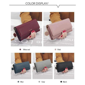 Planet Gates New Fashion Women Wallets Long Style Multi-functional wallet Purse Fresh PU leather Female Clutch Card Holder