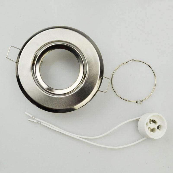 Planet Gates NEW Free shipping 10* aluminum led ceiling lights frame GU10   fixture GU10 holder  led down lights accessories 87mm holder+GU10