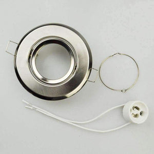 Planet Gates NEW Free shipping 10* aluminum led ceiling lights frame GU10   fixture GU10 holder  led down lights accessories 87mm holder+GU10