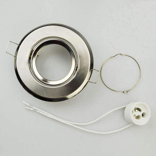 Planet Gates NEW Free shipping 10* aluminum led ceiling lights frame GU10   fixture GU10 holder  led down lights accessories 87mm holder+GU10