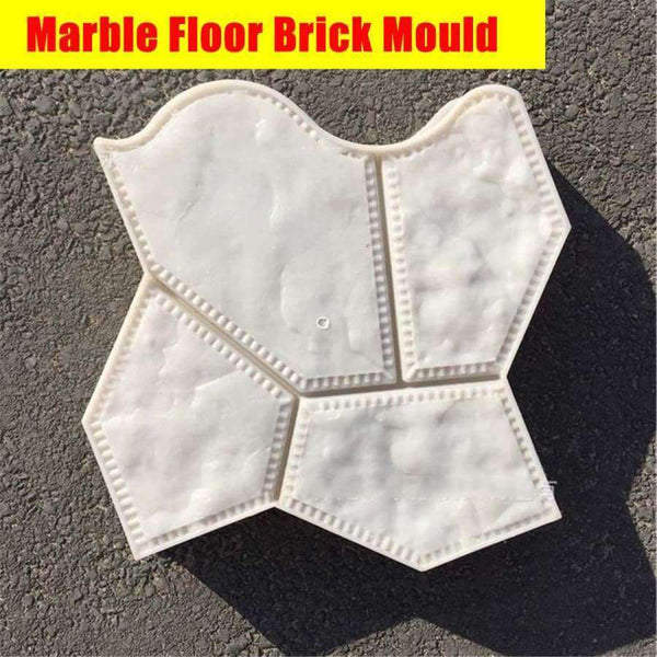Planet Gates New Garden Plastic Path Concrete Paving Tool Marble Floor Brick Stone Shape Mould Garden Decoration Concrete Molds Garden Tools