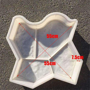 Planet Gates New Garden Plastic Path Concrete Paving Tool Marble Floor Brick Stone Shape Mould Garden Decoration Concrete Molds Garden Tools