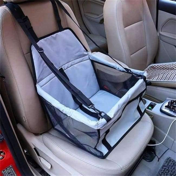 Planet Gates New Gray / M Nylon Waterproof Travel 2 in 1 Carrier For Dogs Folding Thick Pet Cat Dog Car Booster Seat Cover Outdoor Pet Bag Hammock