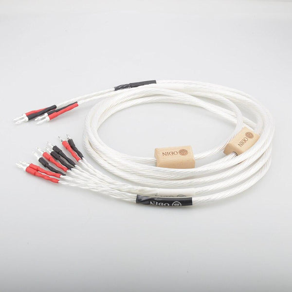 Planet Gates New Hi End 2.5M Nordost Odin Speaker cable Biwire speaker cable banana terminal silver plated hifi speaker