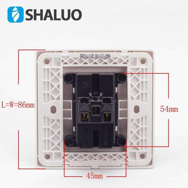 Planet Gates New Home Wall Power Supply Socket Switch five holes switch 10A 250V plug base for common home appliance home switch
